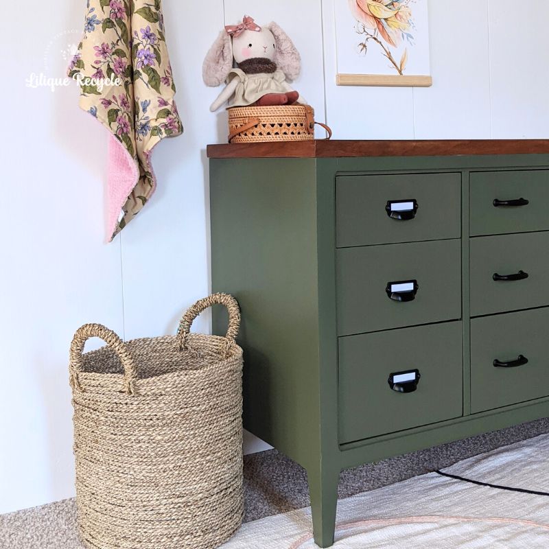 commode vintage en noyer