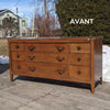 commode vintage en noyer