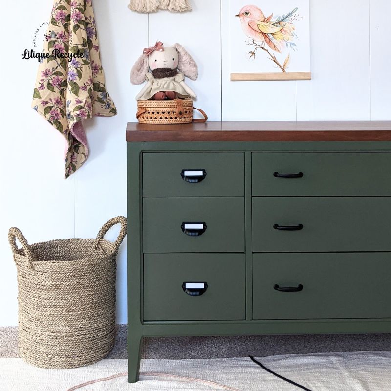 commode vintage en noyer