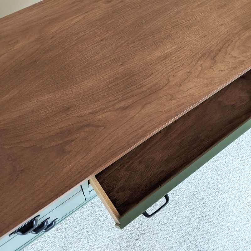 commode vintage en noyer